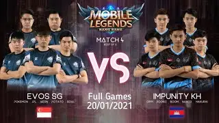 Mobile Legends M2 | EVOS SG Vs Impunity KH | Full Game | #mobilelegends #evos