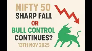 #Nifty50 Sharp Fall or Bull Control Continues? Share Market Trading Options