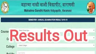 MGKVP news || Kashi Vidhyapith latest news today || Kashi Vidhyapith Update today|| MGKVP results