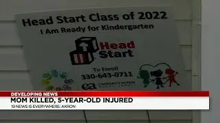Mother killed, 5-year-old daughter injured in Akron shooting, police say
