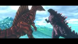 Gojira vs Titanosaurus Test - Animated by FRAMEDllama