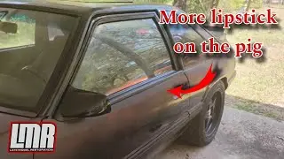 Replacing door belt and drip moulding on my 90 lx foxbody | Horseplay | #automobile