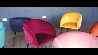 Lily Velvet Chairs by EZ Living Interiors