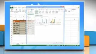 How to create a basic chart in Excel 2013 on a Windows&reg; 8 PC