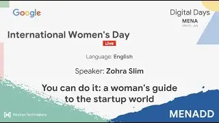 [English] You can do it: a woman's guide to the startup world (Zohra Slim)