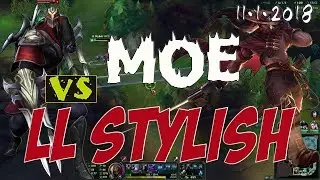 Best Yasuo vs Best Zed | Moe vs LL Stylish (11/01/2018)