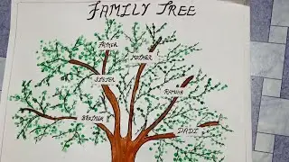 Family Tree ❤️ drawing #trending #viral #colouring #colour