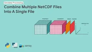 Merge multiple NetCDF files into a single file | Python