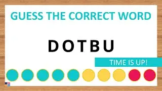 [Scrambled Word Game] Can You Unscramble These Words? 5 Letters