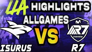 ISURUS VS RAINBOW7 GAMES HIGHLIGHTS - LEAGUE OF LEGENDS - LLA D&Iacute;A 16 2024