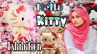 The p'ero x Hello Kitty Exhibition Vlog Delhi 🥰 || Zeba Alvi Vlog 😊 ||