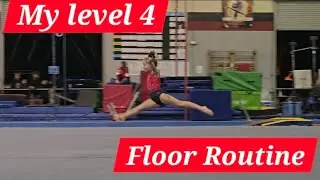 Level 4 floor exercise 2025 in-house mock meet