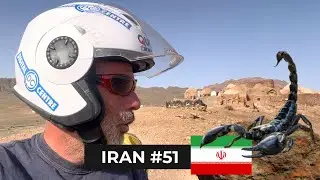 A DEADLY SCORPION in the ISFAHAN DESERT | Quad route Barcelona - Nepal | Day 51: Iran V