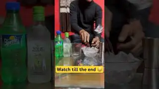 We tried  ice cube + lemon + vodka + sprite 😂 #shorts #failed