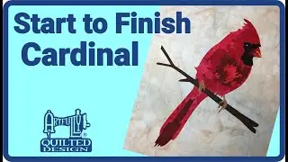 Scarlet Cardinal Fabric Jigsaw Puzzle