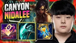 CANYON HITS RANK 1 EUW IN 2 WEEKS! - DWG Canyon Plays Nidalee JUNGLE vs Rumble! | Season 11