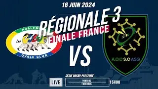 #SérieRugbyLive : FINALE FRANCE #Régional3 : Phalempin  / AO Cruzy St Chinian Quarante – 16 Juin 24