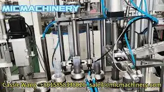 Korea Exported Automatic Vertical Transparent Hard Cartridge Silicone Filling Cap Pressing Machine