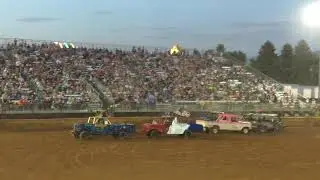 Sanpete County Fair Demolition derby Manti, Ut. 2019 Farm Trucks