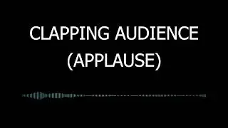 Clapping Audience/Applause sound effect | sfx/bgm | for videos/films #copyrightfree #creativecommons
