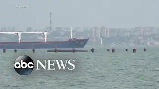 1st cargo ship carrying Ukrainian corn leaves Odesa