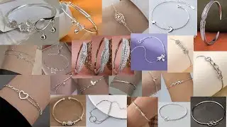 Light weight Silver Bracelet For women l Silver Bangles Design For Women l Chandi Kada For Girls....