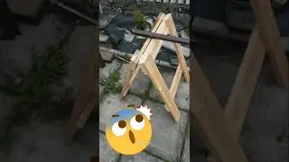 Помощник на стройке. Строительный козел. #ижс #строимдом #своядача