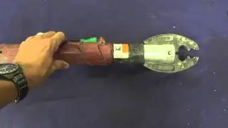 Burndy Patriot PATMD6 Battery In-line Hydraulic Crimper Jaw Cable Crimping Tool