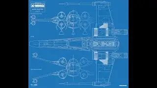 DeAgostini Modelspace Build Your Own X-Wing Blueprint WINNER DRAW!