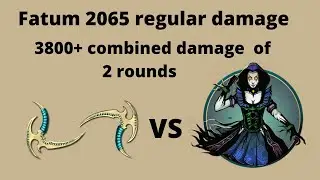 Fatum shadow fight 2 full raid || 2065 regular damage included ||