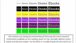Read Easily, for people with reading problems, partial sight and color deficiencies