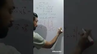 The cross product of two vectors | Find the value of  a&times;b  #crossproduct #crossproductoftwovectors 