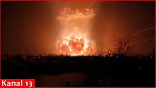 Shocking explosion: Ukraine blew into air a large Russian ammunition depot overnight