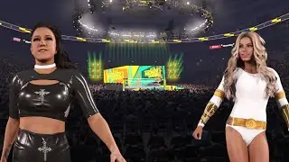Trish stratus vs Baylae WWE cosplay stinkface match highlights