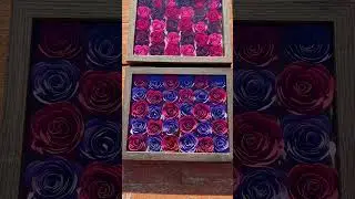 Shadow Box Flower Rose cricut