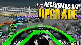 F1 25 MODO CARREIRA EP 006  COM A CARRO&Ccedil;A DA KICK SAUBER - RECEBEMOS UM UPGRADE NO CARRO!!!