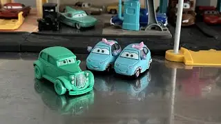 Mattel Disney Pixar Cars on the Road 2023 Mallory Karhut, Lisa and Louise