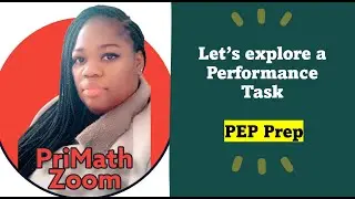 PEP Performance Task Prep - Check it out!