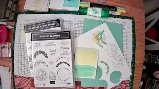 Circle sayings with a coordinating background