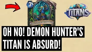 WHY BLIZZARD WHY? INSANE Demon Hunter TITAN LEGENDARY cheats ABSURD MANA! | TITANS card review