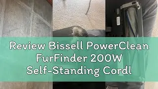 Review Bissell PowerClean FurFinder 200W Self-Standing Cordless Vacuum w/Tangle Free Brush Roll, Str