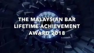 The Malaysian Bar Lifetime Achievement Award 2018 &mdash; Dato' Param Cumaraswamy