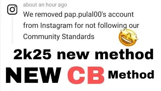 Latest CB Enable Method ☑️ || Chat ban Method ||
