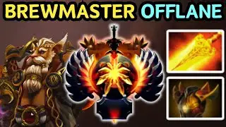 🔥 BREWMASTER OFFLANE | NOWHERE TO ESCAPE 🔥 DOTA 2