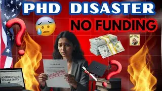 PhD Funding Crisis in USA🚨 | International Students Face  Massive Cuts | F1 & H1B|#Teluguvlogs  #phd