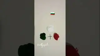 Bulgarian flag mix, #art #youtubeshorts #shorts #satisfying #fyp #colormixing