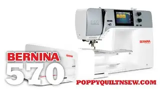 Embroidery Optional? YES! With the BERNINA 570 Quilters Edition