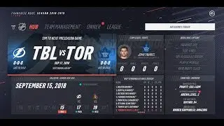 NHL 19 Franchise Mode Details