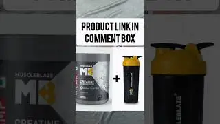@MuscleBlaze Creatine+Shaker best creatine in India🏋🏻 #gym #bodybuilding #viral #shorts #trend