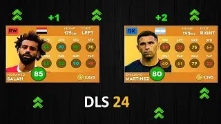 DLS 24 | BIGGEST PLAYERS RATING UPGRADES IN DREAM LEAGUE SOCCER 2024!